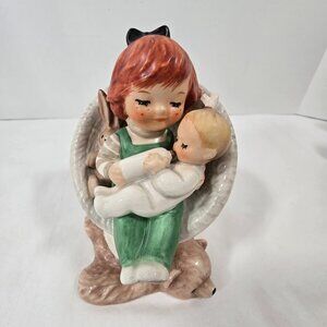 Goebel Redhead Charlot - BYJ 66 Baby Sitter 1970 Vintage Hummel